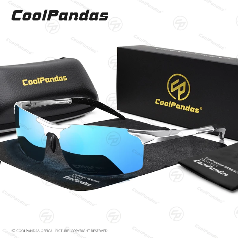 

CoolPandas Brand 2026 Aluminum Polarzed Sunglasses Men Outdoor Anti-Glare Driving Glasses Trendy Shades Oculos De Sol Masculino