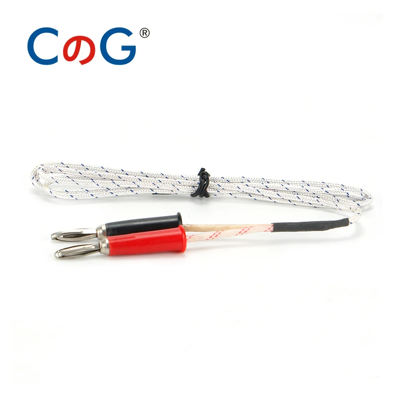 CG TP-01A K-type Thermocouple Sensor Digital Probe Tester 100cm 1M Wire Temperature Measuring 1.4cm Interface Thermocouple