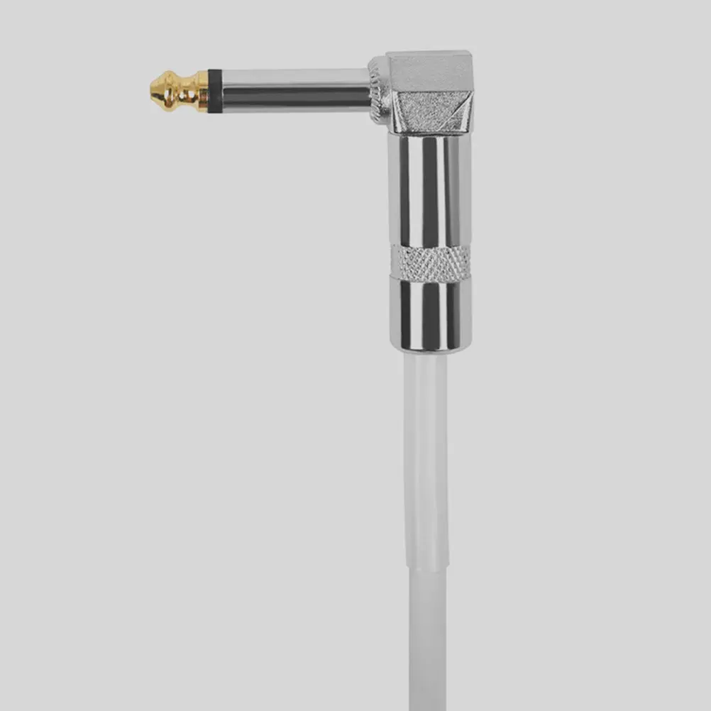 6.35mm Electric Guitar Pedal Cable Patch Cord for Effects Processors Compact Portable Rugged PVC Metal Housing Flexible Routing