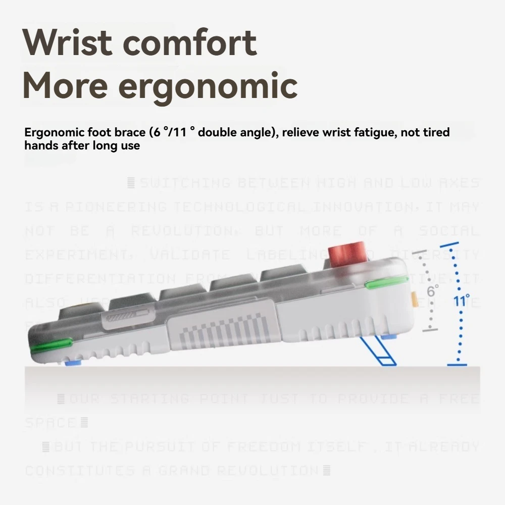 NuPhy Kick75 Mechanical Keyboard 2.4g Wireless Tri-mode RGB 75% Layout Hot-Swap Gasket Custom Bluetooth Office Gaming Keyboard