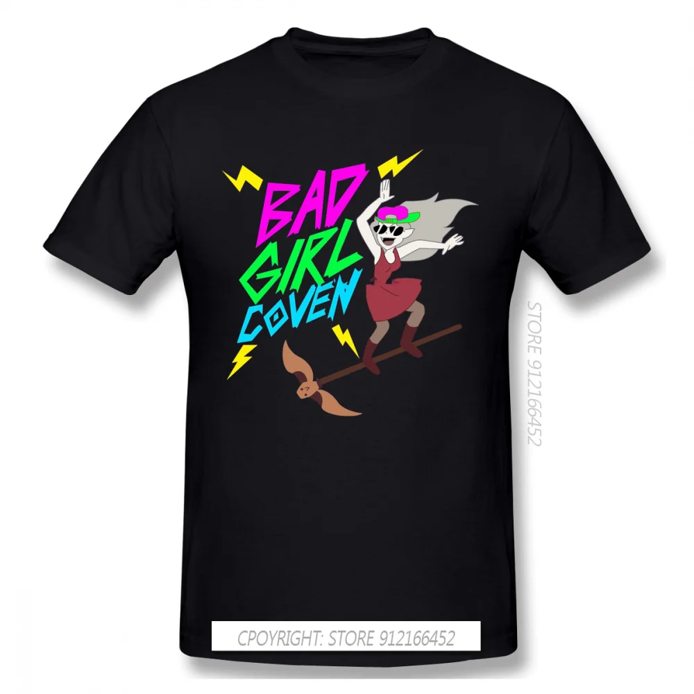 

The Owl House Relaxed Fit Print T-Shirt Owl Cat Animal For Men Streetwear Round Neck Causal Streetwear Clothing