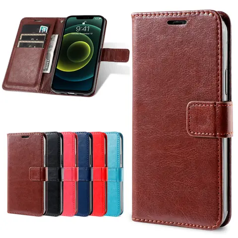 Wallet Flip Leather Phone Case For OPPO R17 R15 Pro R11 R11S R9 R9S R7 Plus F11 Pro F9 F7 F5 Leather Magnetic Flip Cover Bag