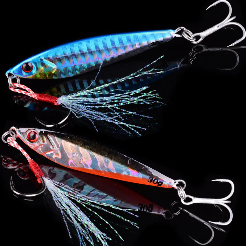 Metal Jig VIB Fishing Lure 14g 21g 30g Sinking Lures Sea Jigs Spoon Winter Fishing Good For Fishing Jigging Lure Hard Ice Bait