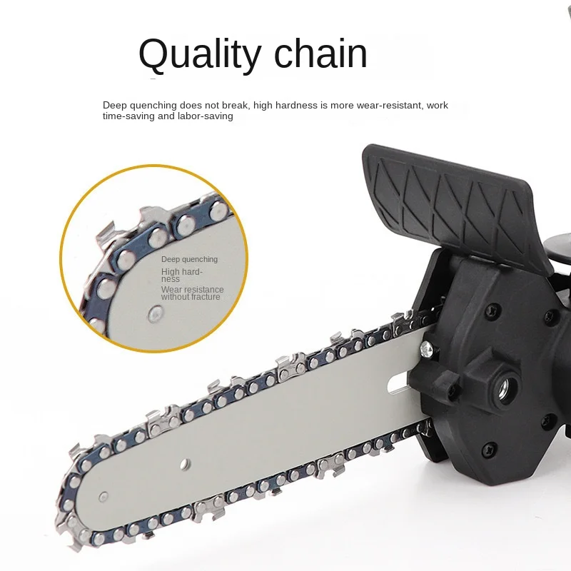 Handheld drill to electric chain saw to electric saw conversion head drill to saw 6-inch mini electric pruning saw