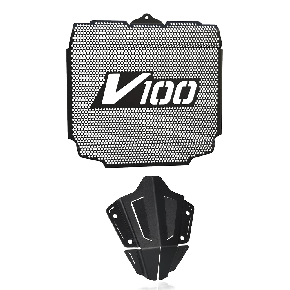 CNC Engine Skidplate Guard Radiator Cylinder Head Guard Protector FOR Moto Guzzi V100 Mandello S Aviazione Navale 2022-2025 2024