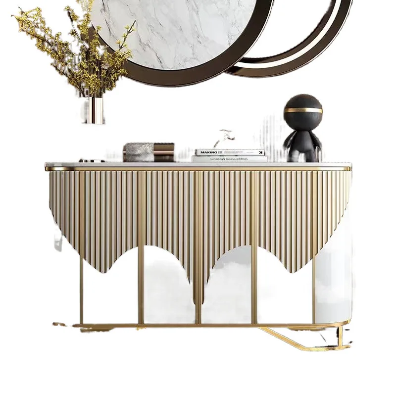 

Italian porch cabinet light luxury