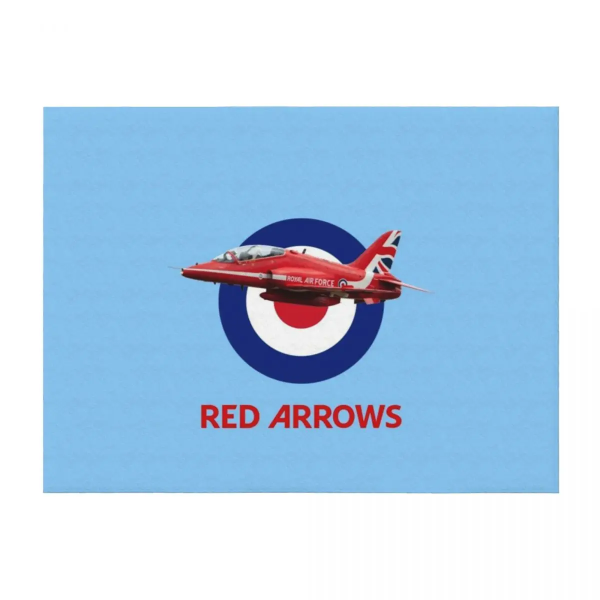 

RAF Red Arrows and Roundel Throw Blanket Blankets For Bed Blankets For Sofas Thins Blankets