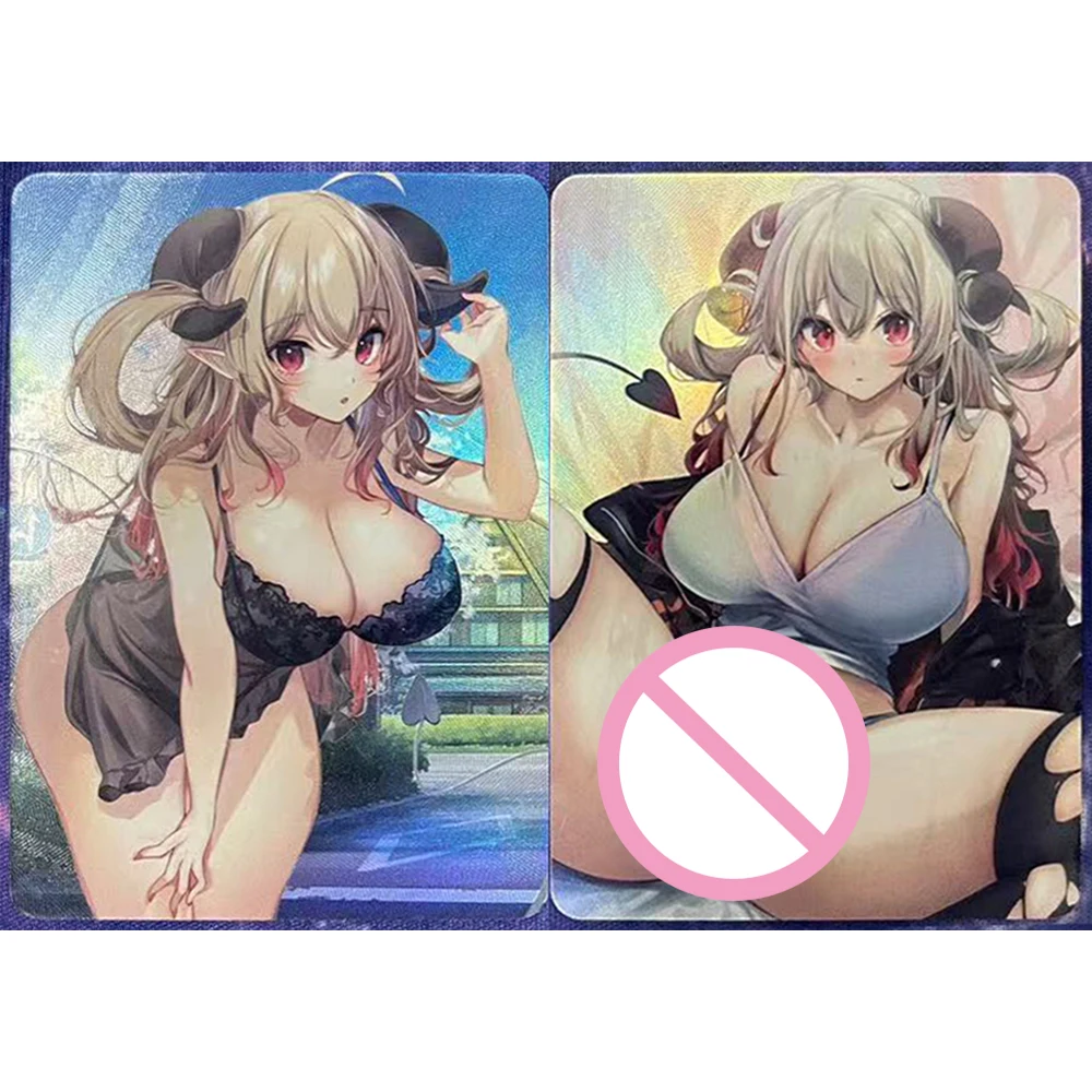 أنيمي آلهة قصة لتقوم بها بنفسك ACG Formidable Albedo Jingliu Tifa Yelan Sakurajima Mai تحصيل بطاقات لعب للأولاد هدية عيد ميلاد #5