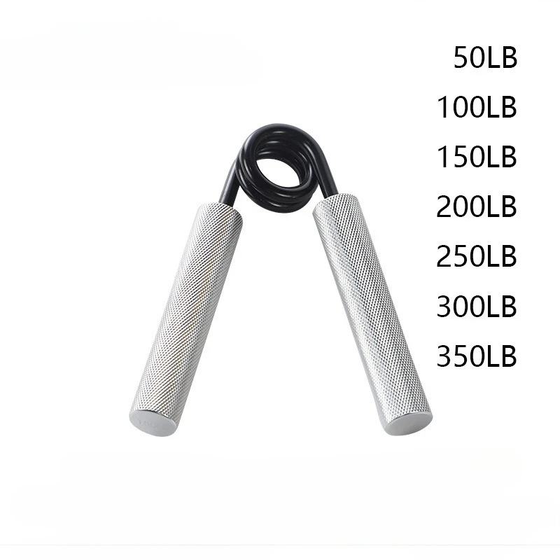 

Aluminum Rod Grip Metal Grip Aluminum Alloy Handle A-type Electroplated Spring To Enhance Hand Strength and Forearm Strength