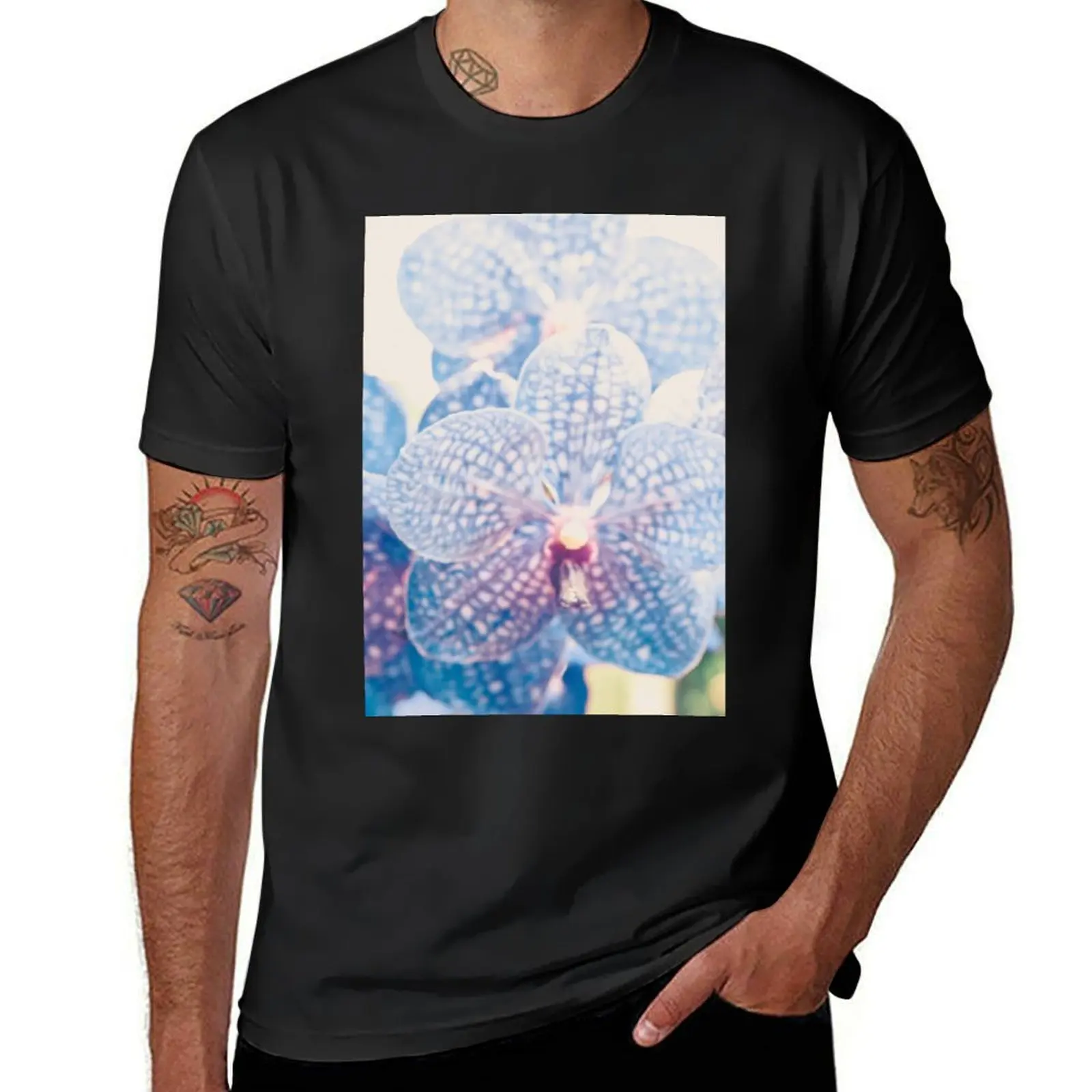 Orchid Abstract T-Shirt sublime anime clothes boys animal print plus size tops fitted t shirts for men