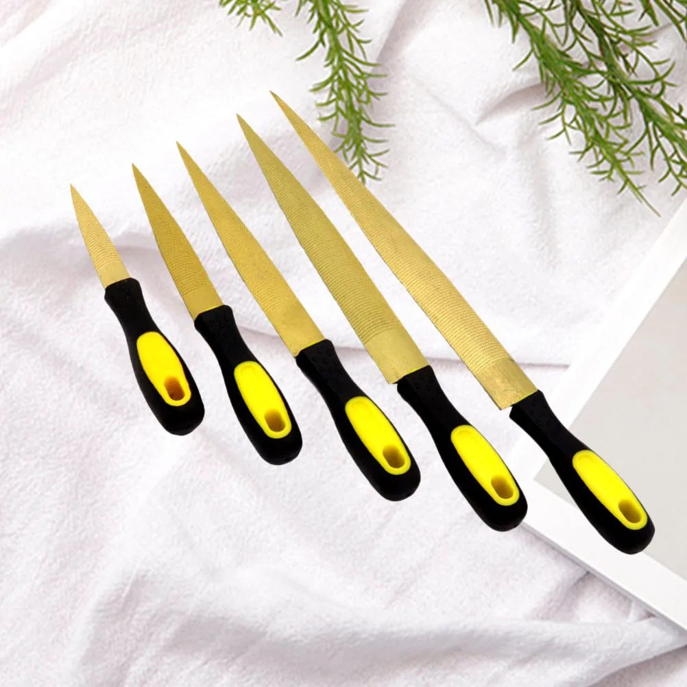 5pcs Rasp File Set 4 6 8 10 12 Inch Steel File For Wood Carving Files Woodworking Tool Carpenter Diy Craft Filing Deburring
