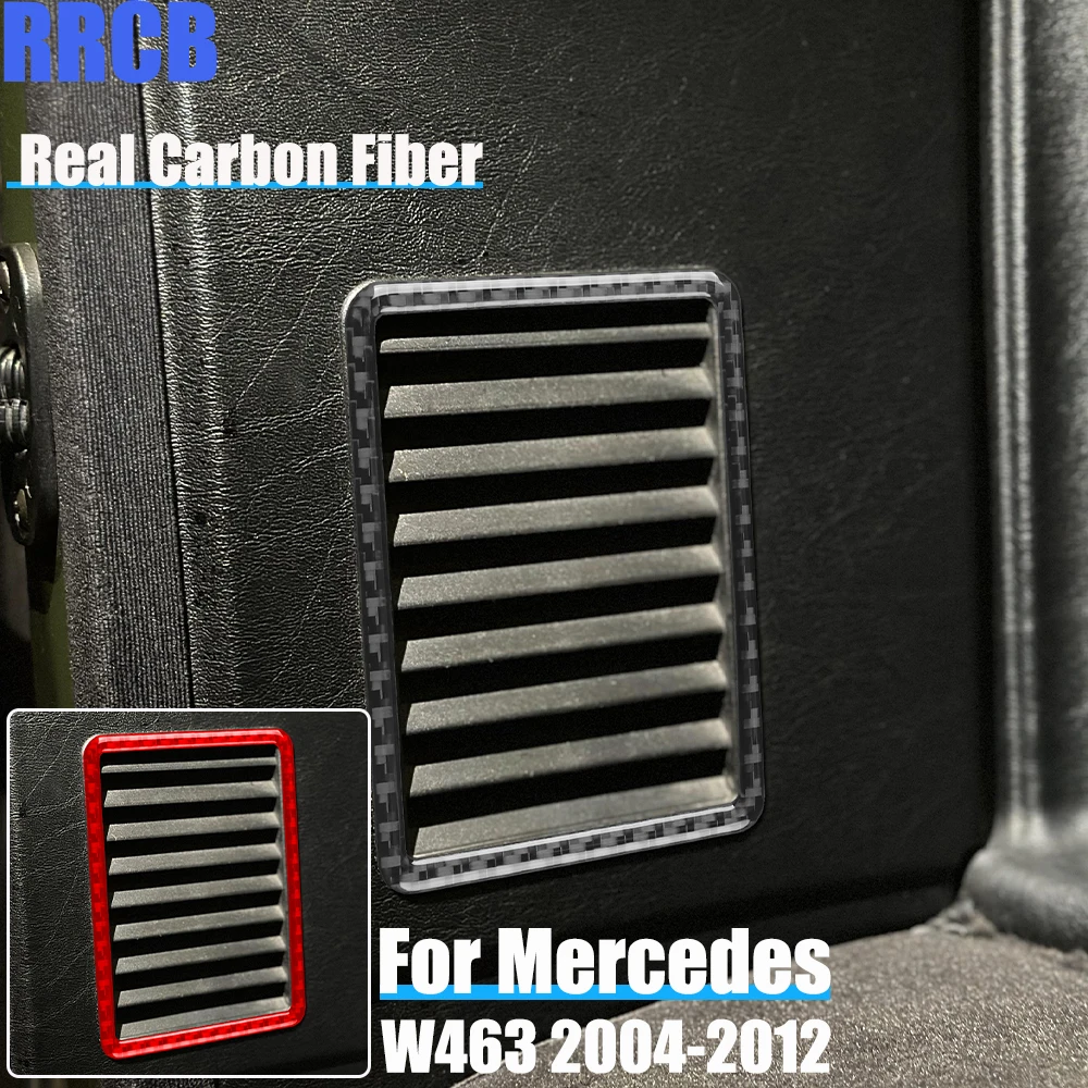 

Real Carbon Fiber Car Accessories Trunk Decorative Soft Cover Sticker For Mercedes-Benz G Class W463 G500 G55 G63 G550 2004-2012