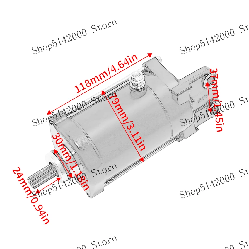 Motorcycle Accessories Electric Motor Starter Device For Yamaha JD35 JD35 JF1100A JF1100 FZ1000 FAT110 FAT1100 SX212S FX1000