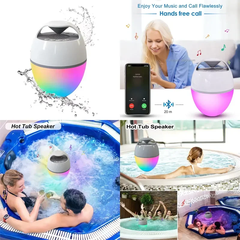 2024 Wireless Portable Smart Speaker IP68 Waterproof Sound System Best Selling Product