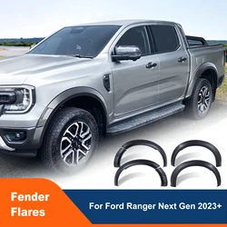 Wheel Arch Extension for Ford Ranger Next Gen 2022 2023 2024 Sport/Limited/Platinum/Tremor Dual Cab Model Fender Flares Mudguard