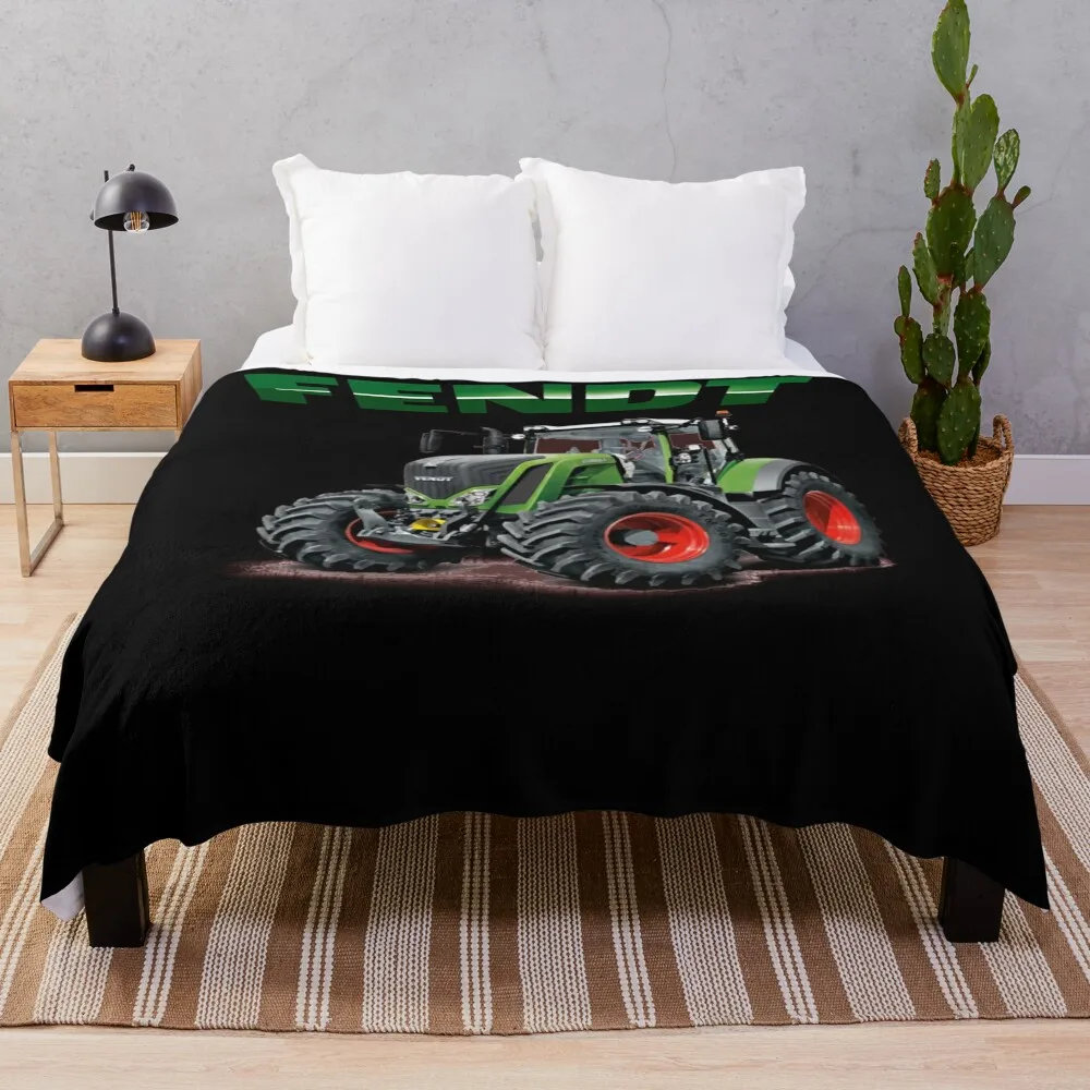 

Fendt German Tractors Throw Blanket Soft Decorative Sofa Beautifuls Travel Blankets