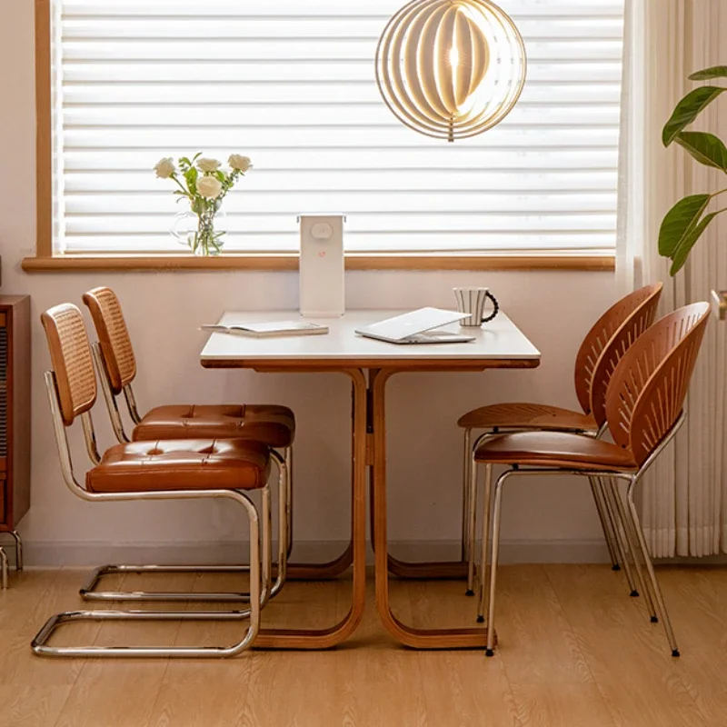 Kitchen Table Chairs Elegant Dining Tables Designer Coffee Oval Sedentary Cafe Restaurant Room Mesa Comedor Rectangular Home