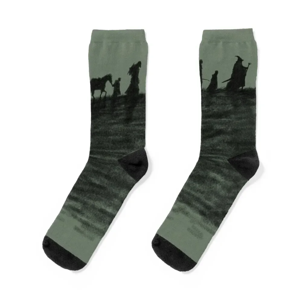 

Fellowship Walking Socks anti-slip Stockings retro loose Mens Socks Women's