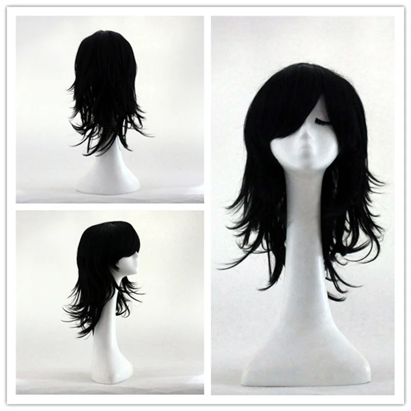 Anime WataMote Kuroki Tomoko Cosplay Wig Heat Resistant Hair Role Play Halloween