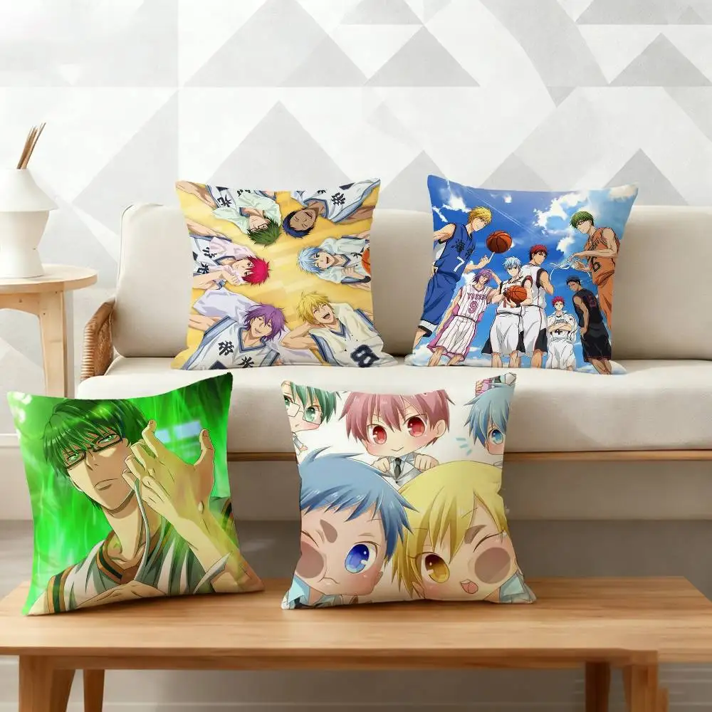 

Anime K-Kuroko's B-BasketballS Pillow Case Pattern Printed Pillowcase For Living Room Sofa Cushion Cover