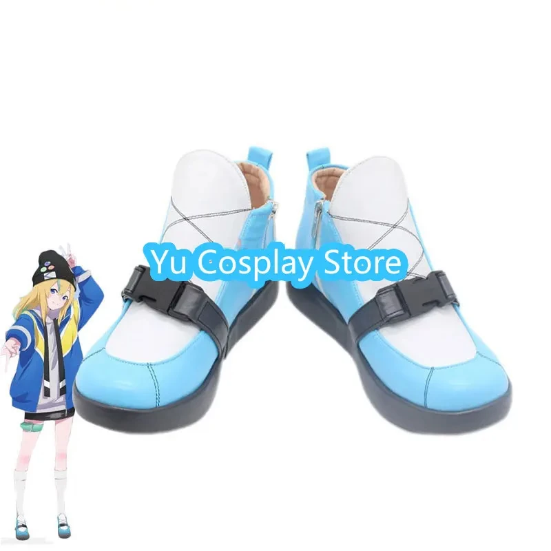 Kano yamanouchi cosplay sapatos anime água-viva não pode nadar na noite cosplay adereços sapatos do plutônio botas de halloween feito sob encomenda