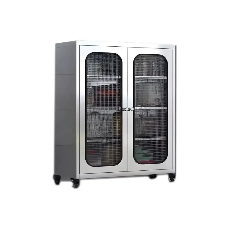 Commercial Household Working Cabinet Stainless Steel Kitchen Storage Cabinet Metal Cookware Storage Cabinets