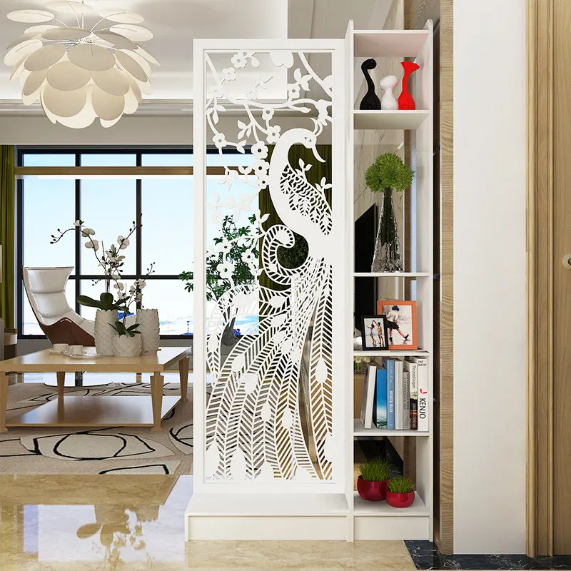 LH partition screen living room bedroom porch partition cabinet seat screen locker decorative rack
