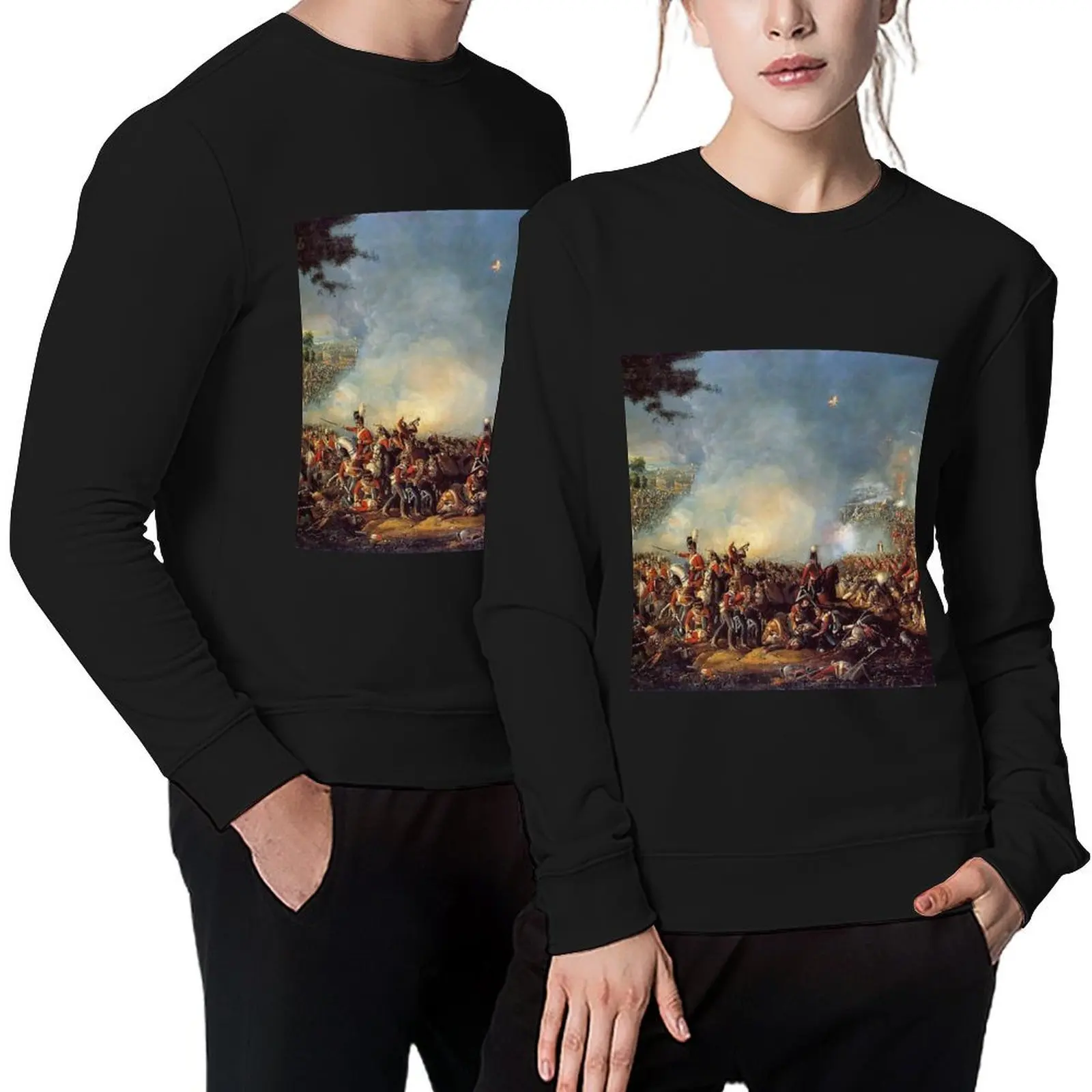 

Battle of Waterloo 1815 Pullover clothes for men blouse autumn jacket men mens designer clothes winter man sweatshirt