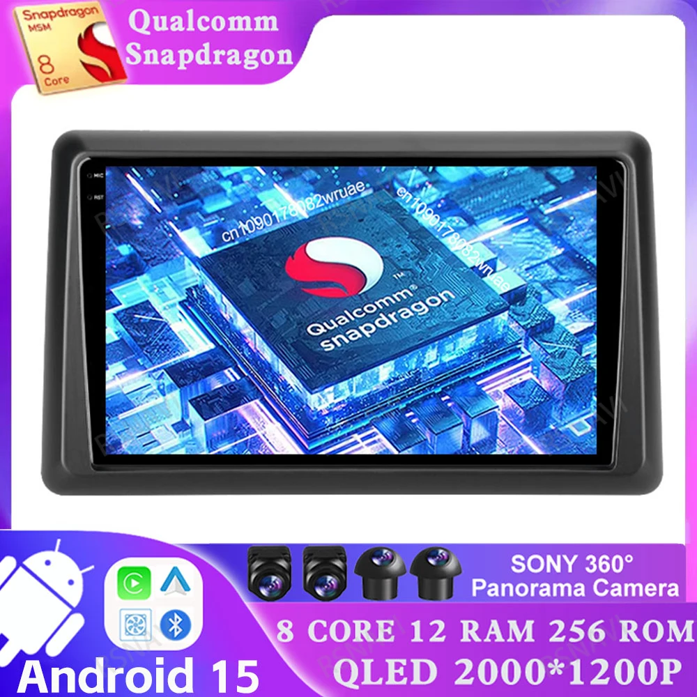 

Android 15 For Renault Duster HM 2 II 2020 - 2023 Arkana 1 I 2019 - 2023 Multimedia Viedo Player Car Radio 5G WIFI Navigation BT