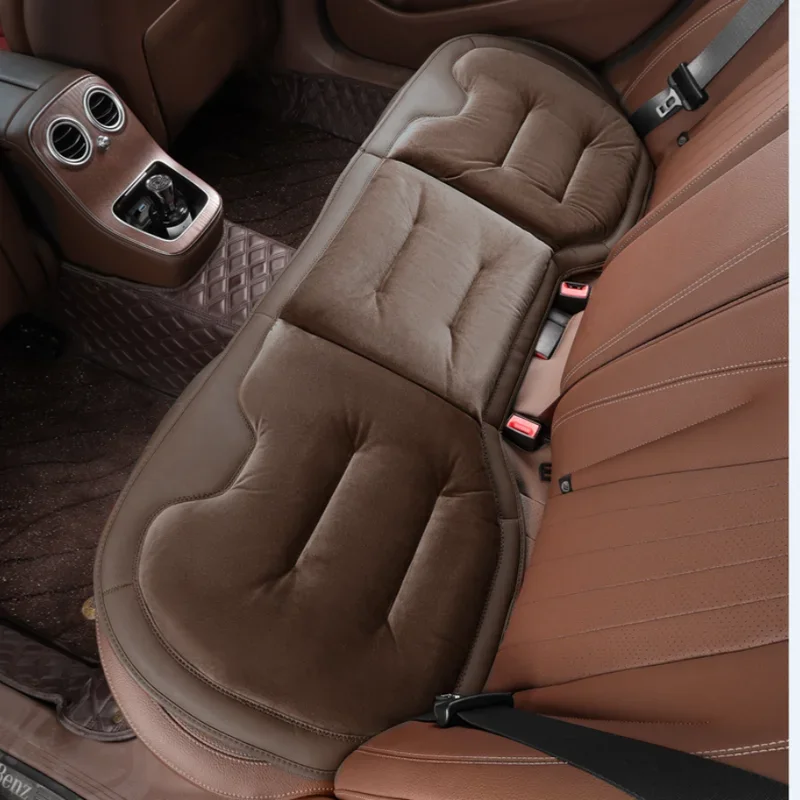 Soft plush car seat cushion-suitable for comfortable and warm flannel cushions in winter, car interior accessories