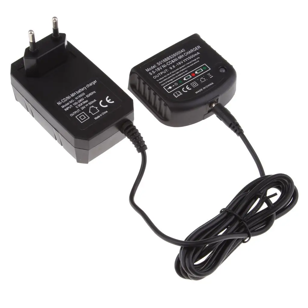 شاحن بطارية ليثيوم أيون، قابس هندسي بلاستيكي أسود، محول شحن LED لسلسلة بلاك اند ديكر LBXR20 #4