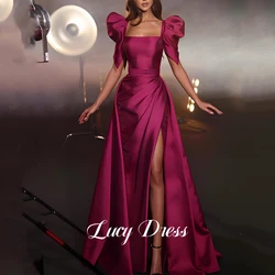 Lucy Evening Dress Wedding Fishtail Cut Puff Sleeves Party Robe De Soiree Femmes Formal Dresses Woman Party dresses Customized