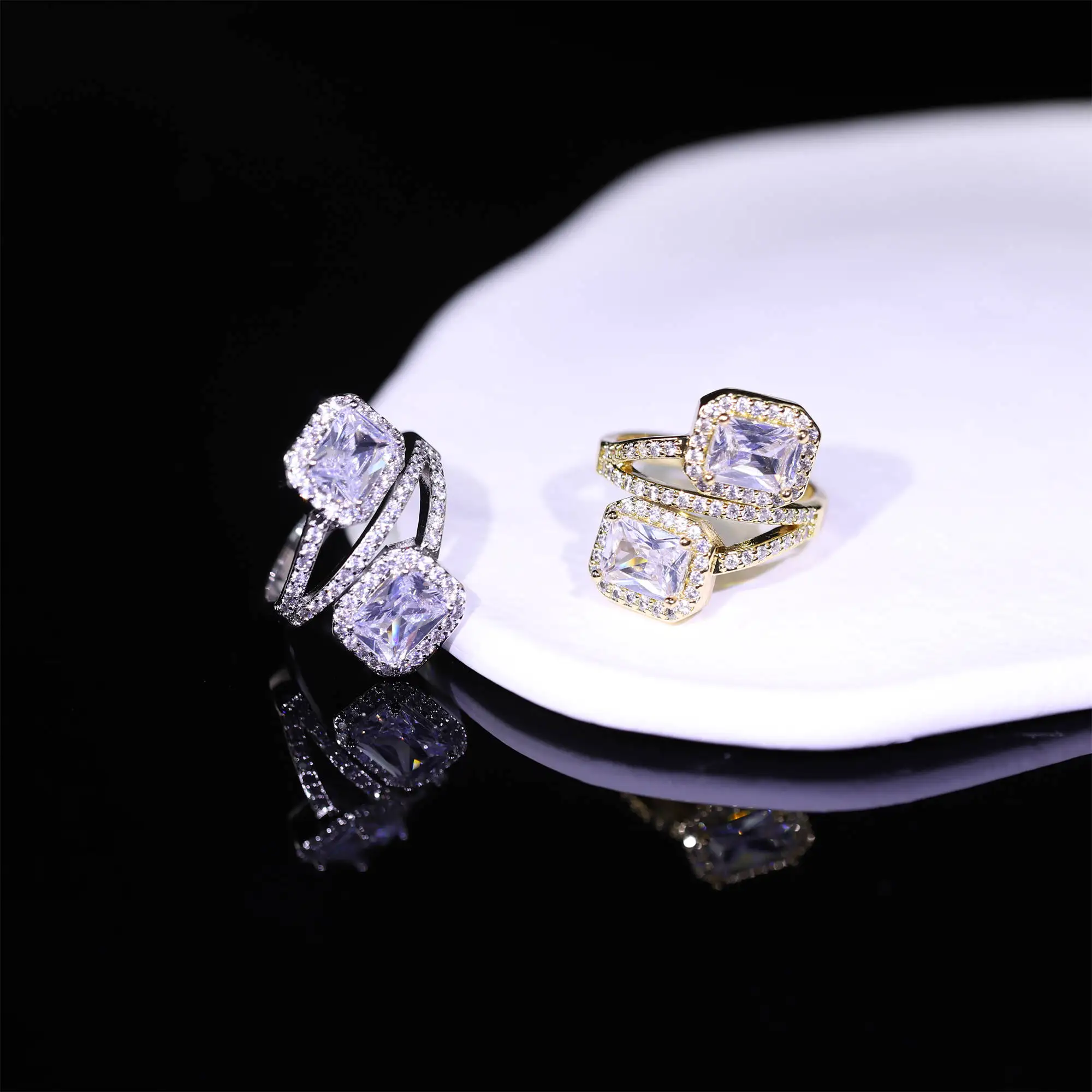 Hip-hop Rap Arena Rock Party Jewelry 2023 New Ladies And Men Trend Zircon Ring