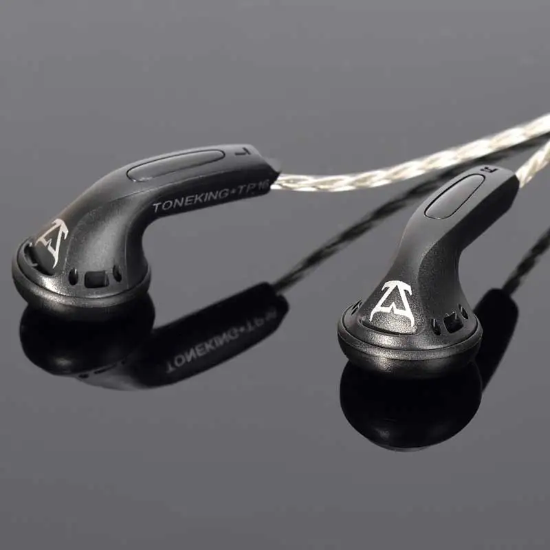 MusicMaker TP16 In Ear Earbuds TONEKING In Ear Earphone 32ohm HIFI Bass Flat-Head Plug Hifi Music DJ Monitor Earbuds
