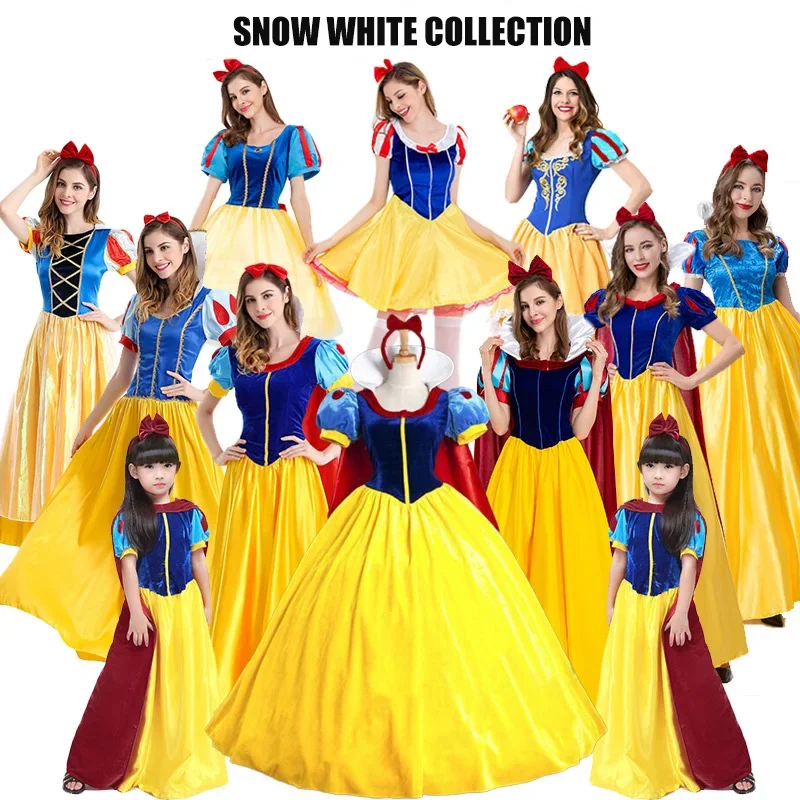 SN55Hot selling Snow White dress Seven Dwarfs and Snow White performance dress Festival princess dress$@1w