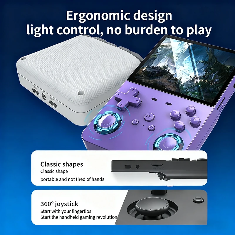 Console di gioco portatile retrò portatile Open Source L35 Mini + schermo IPS 10000 giochi integrati Sistema di videogiochi classico Regalo per bambini