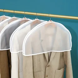 1-40PCS Transparent Half Pack Clothes Dust Cover Half Suit Cover EVA Waterproof Clothes Dust Cover Coat Stain Protection Cover