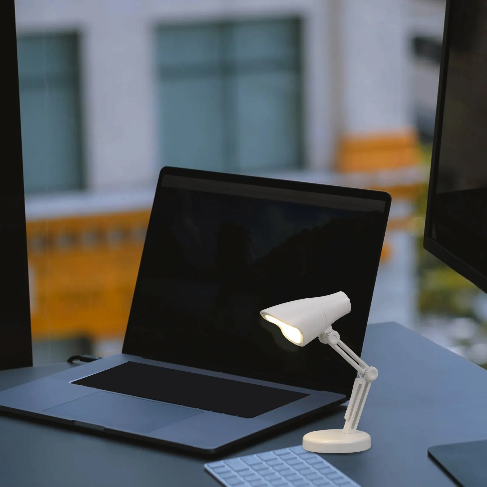 

Миниатюрная складная светодиодная лампа для чтения, 1 шт., многоразовая, для спальни, гостиной, декора рабочего стола, портативная, теплый свет, для студентов