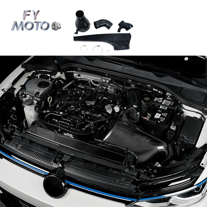 مدخل ألياف الكربون لسيارة VW Golf Mk8 (R) 2.0T #3