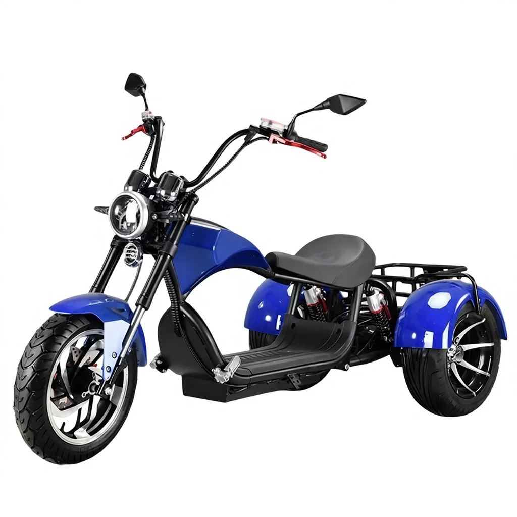 

Citycoco Adult Electric Tricycle 3 Wheels Big Tire Open Design Iron/Aluminum Alloy 1500W-3000W 200KG Capacity
