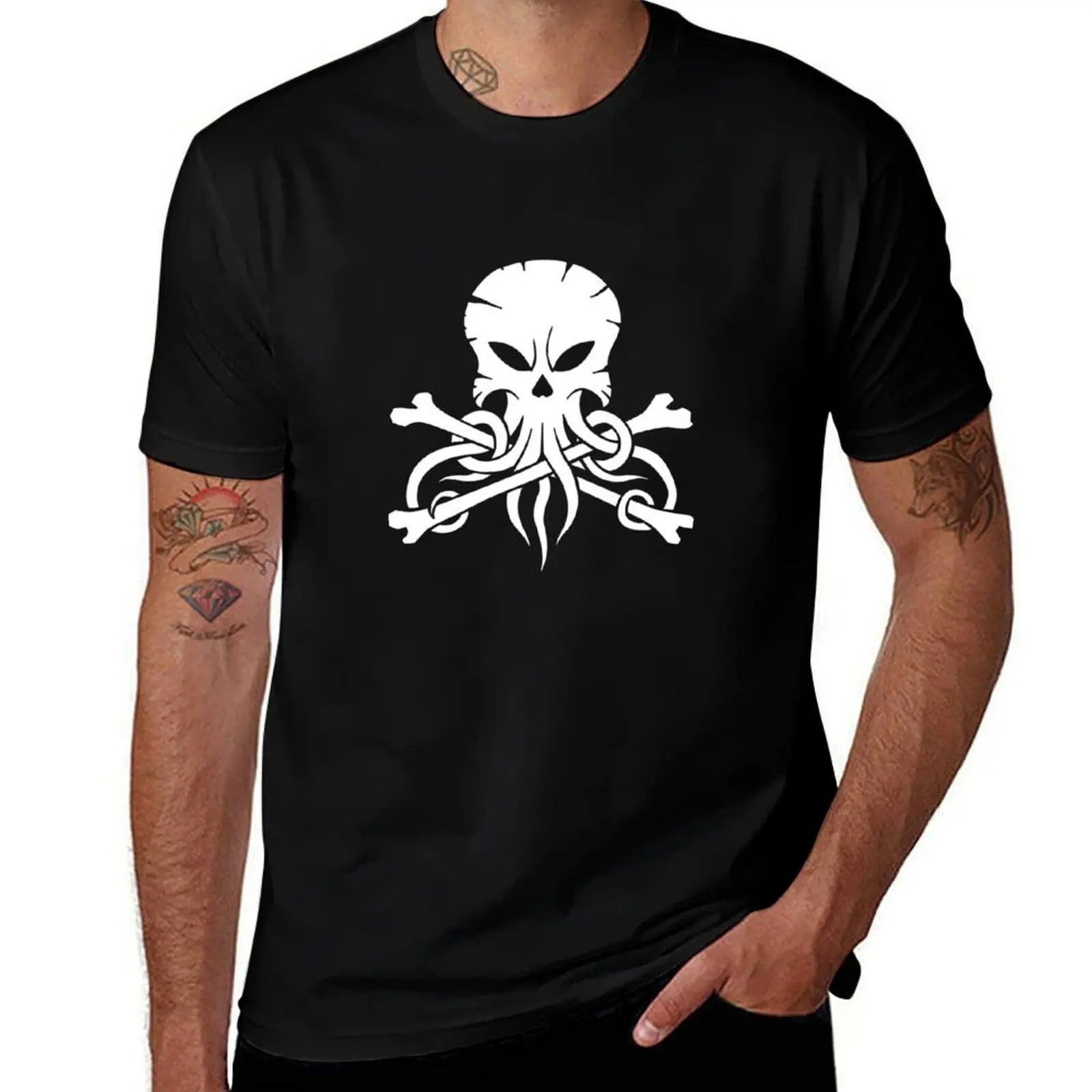 Alestorm Squid T-Shirt Durable Work Wear T-Shirt