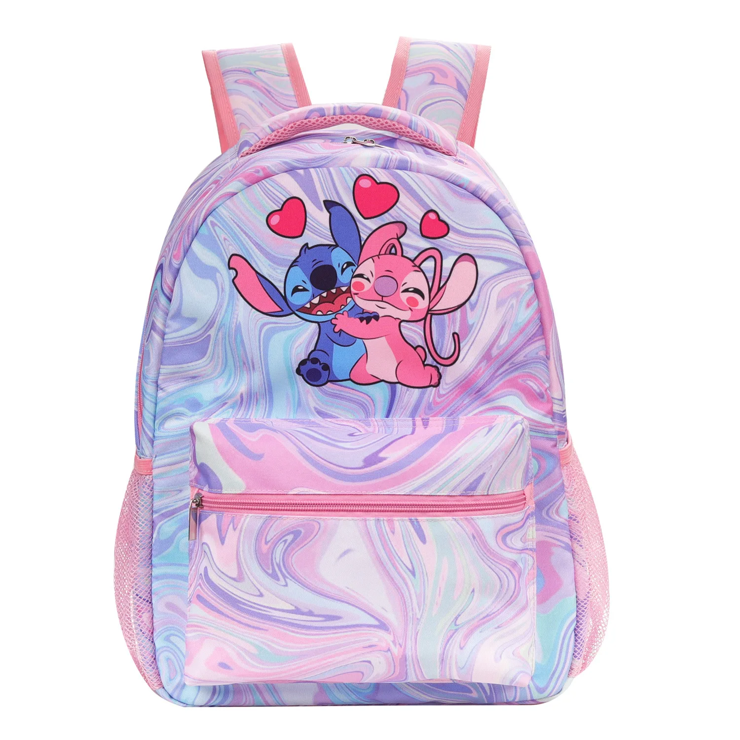 MINISO Lilo Stitch plecaki dziewczyny kobiety śliczne torby szkolne dla studentów nastolatki dziewczęce kieszenie Mochilas Kawaii damski plecak na