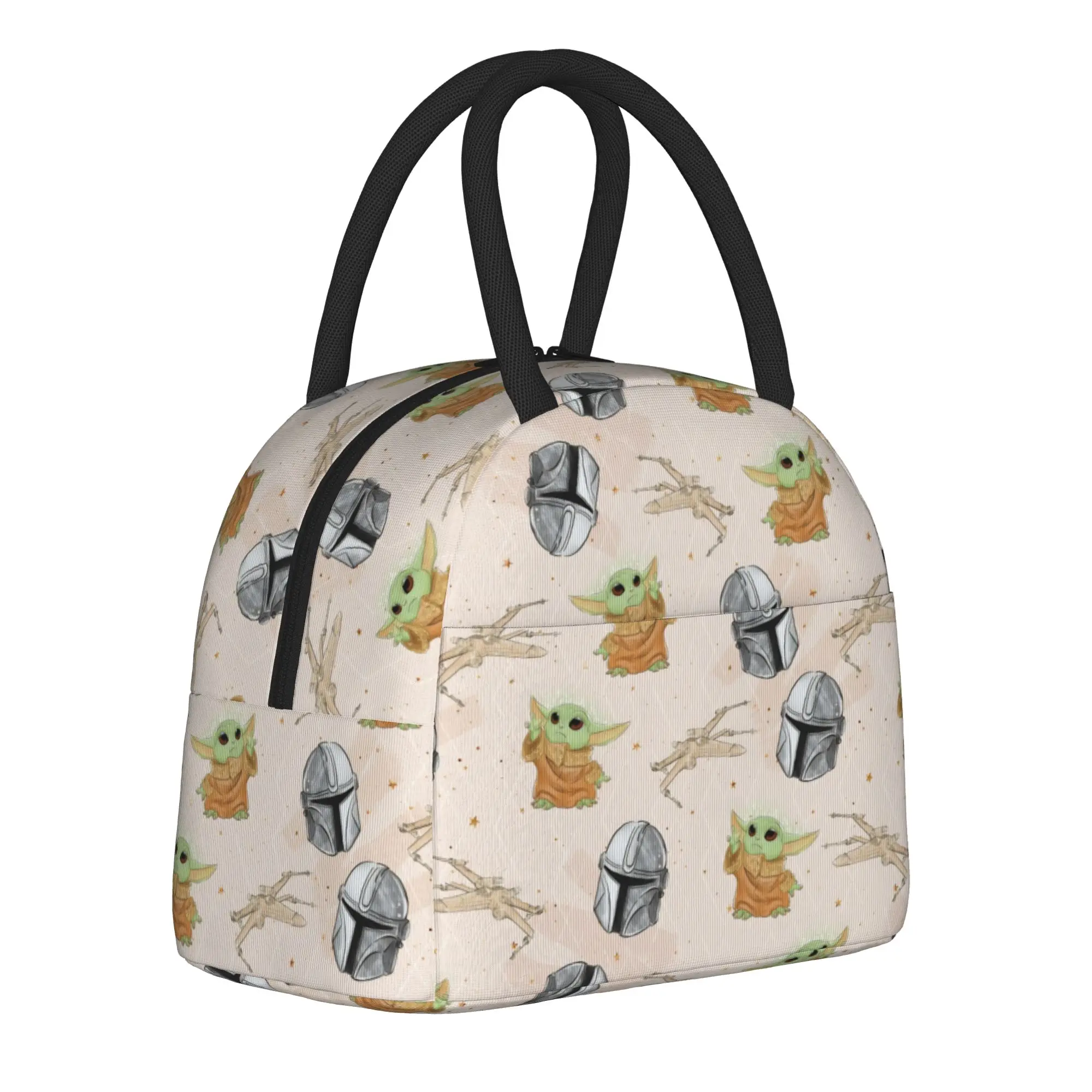 

Grogu Baby Yoda Insulated Lunch Bag Thermal Bag Reusable,Lunch Container Large Tote Lunch Box Food Bag College Outdoor