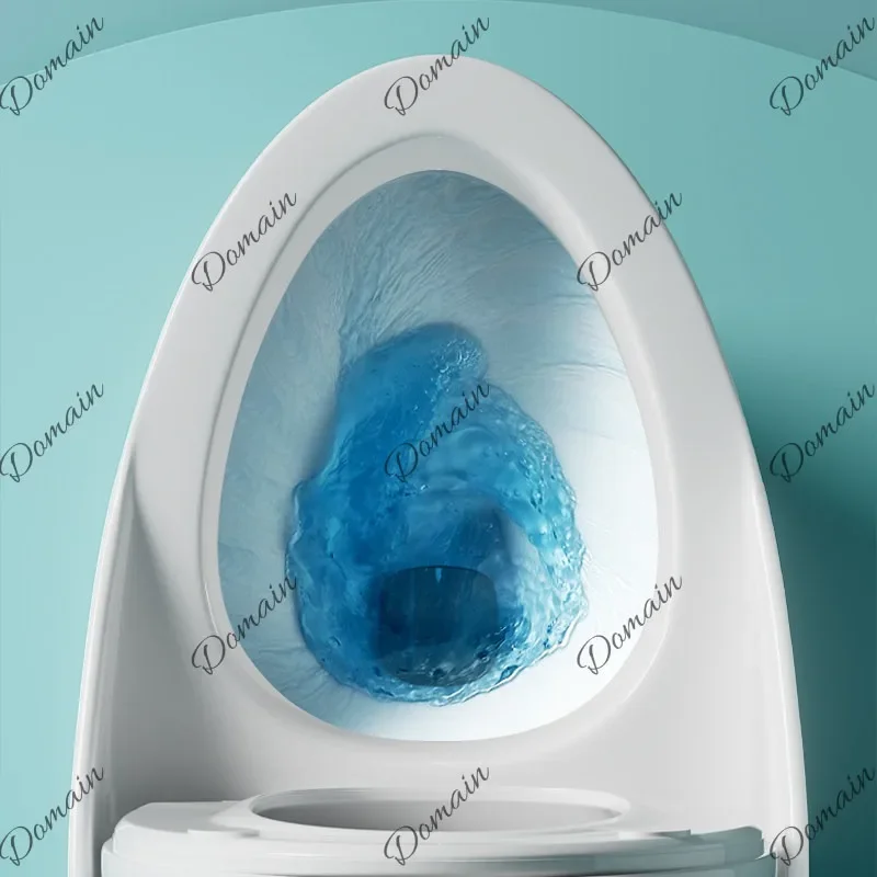 LZ New Creative Luxury Colorful Household Siphon Toilet Large Flush Power Large Caliber U