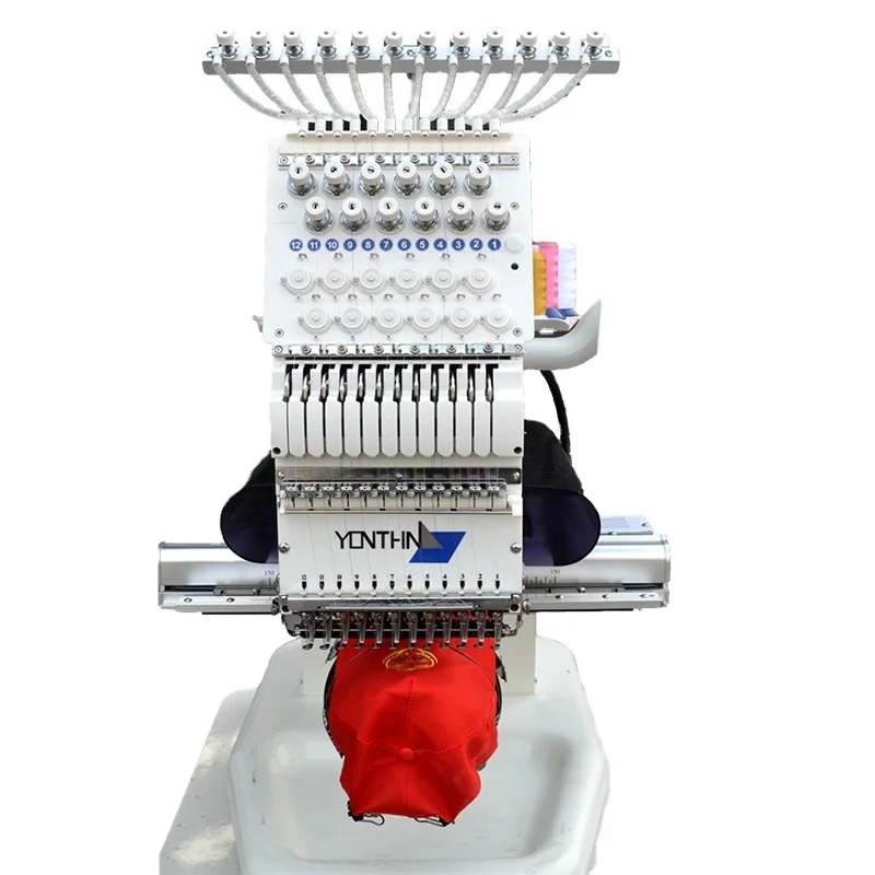 Yonthin Textile Machine Embroidery 15 Colors Single Head Computer Embroidery Machine