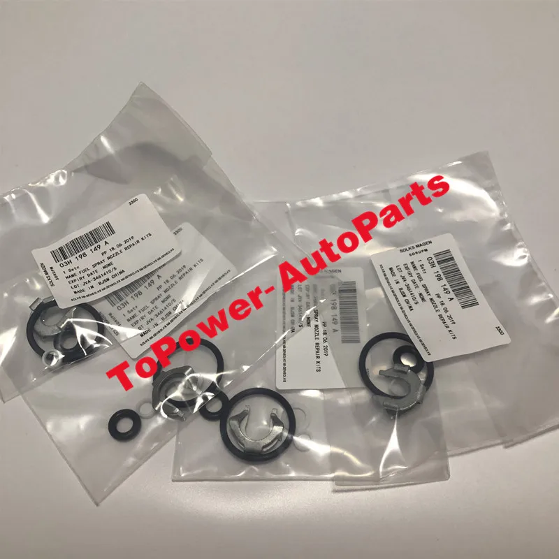 Fuel Injector O-Ring Seal Gasket Kit 03H198149A 03H198149 OEM for Audii Q7 V++W Volkswagenn CC Eos Passat NEW Car Accessories