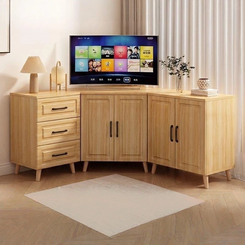 Corner Multifunctional Triangle TV Creative Storage Cabinet