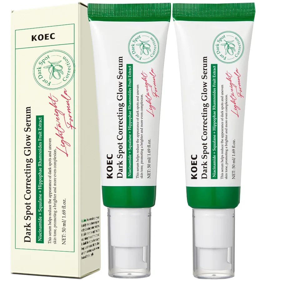 

2 шт., корректирующая сияющая сыворотка для темных пятен, 5% ниацинамид, средство для удаления темных пятен на лице, корейская осветляющая сыворотка для ухода за кожей для всех типов кожи