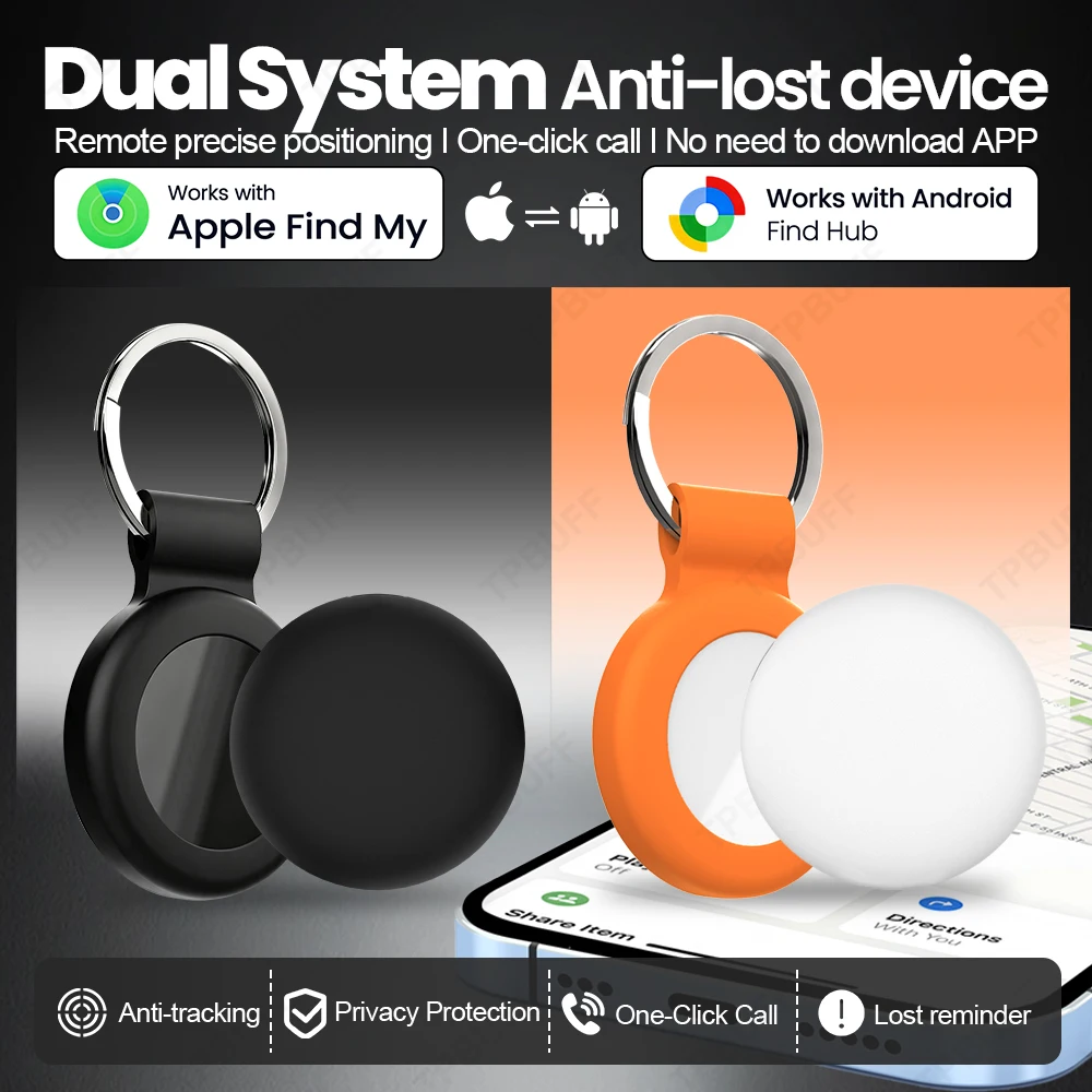 Dual IOS Android Mini Google Find My Gps Tracker Android Bluetooth Smart Activity Trackers Wearable Devices Airtag Smart Locator