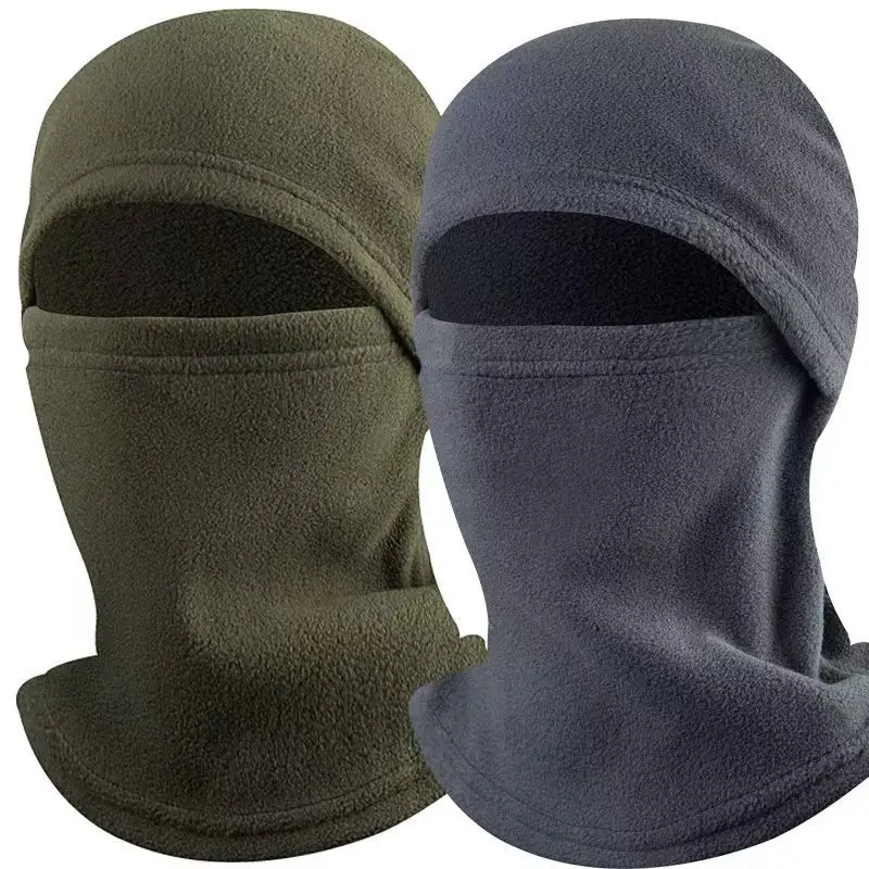 

Autumn Winter Skullies Cycling Warm Mask Multi-functional Neck Cover Windproof Ski Hat Fleece Sports Warm Hood Mask